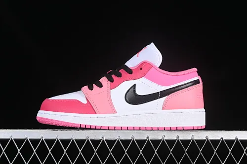 All categories Air Jordan Jordan series basketball shoes Air Jordan 1 Low G version pure original Air Jordan 1 Low AJ1 Joe 1 white pink low-top cultural basketball shoes 553560-162